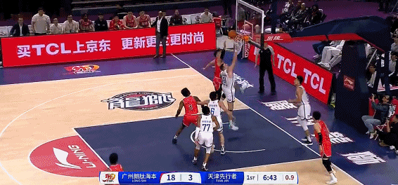 😓天津首节过半仅得3分&amp;送出7次失误，以3-22落后广州